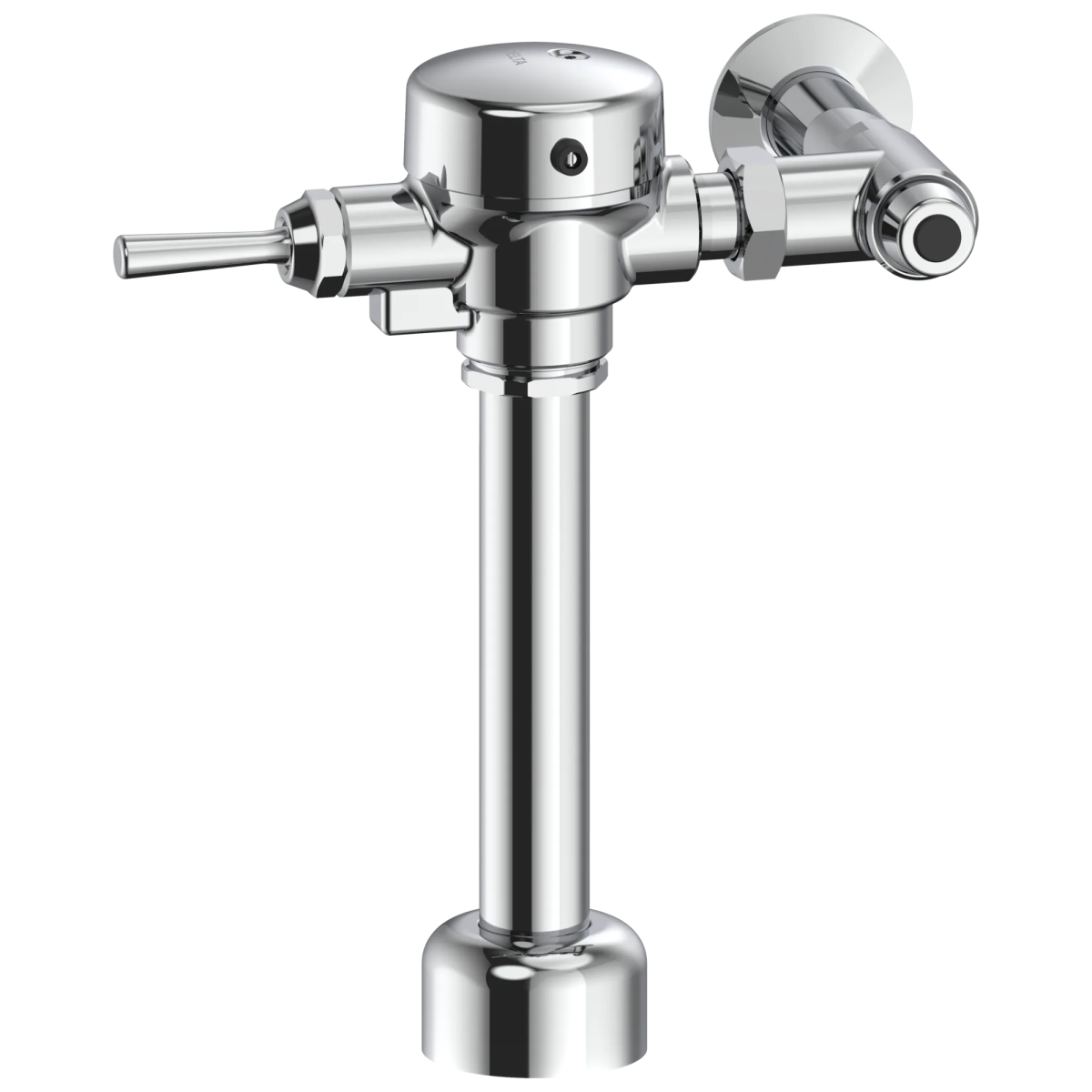 Commercial 81T Manual Exposed Water Closet Flush Valve with Center Cover Bumper — Chrome