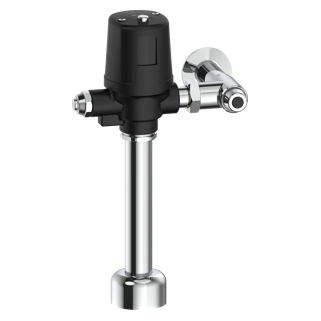 Commercial 81TBT / 81THW Electronic WC Flush Valve - Manual Mechanical Override — Matte Black
