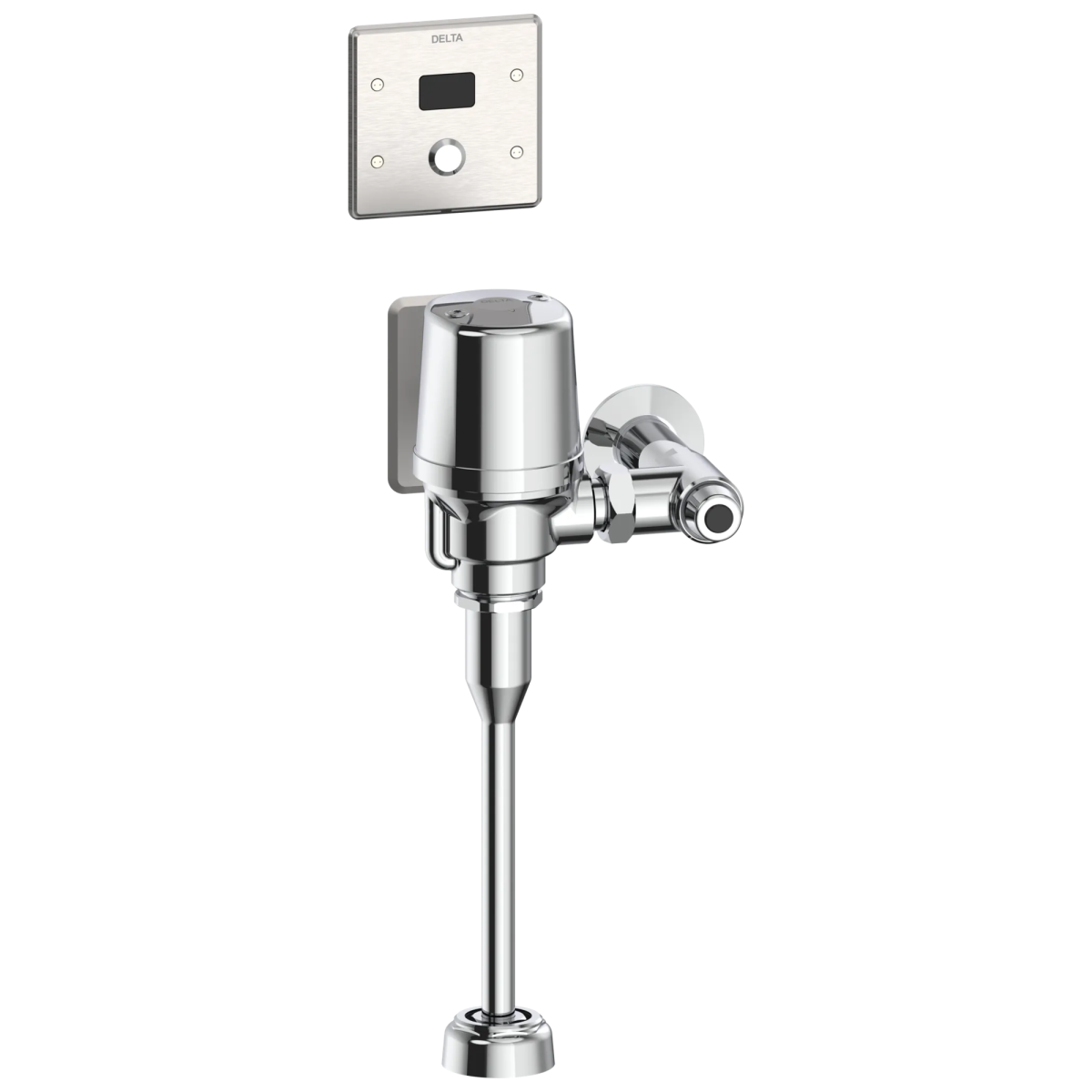 Commercial 81T Electronic Exposed Urinal Flush Valve with Wallmount Sensor - Hardwire Operated — Chrome