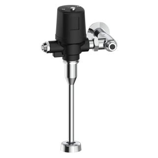 Commercial 81TBT / 81THW Electronic Urinal Flush Valve - Manual Mechanical Override — Matte Black