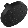 BRIZO Essential Shower 5" Linear Round Single-Function Wall Mount Shower Head - 1.75 GPM — Matte Black