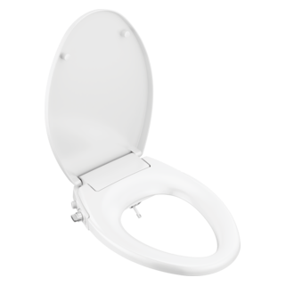 DELTA Refresh Manual Elongated Bidet Seat — White
