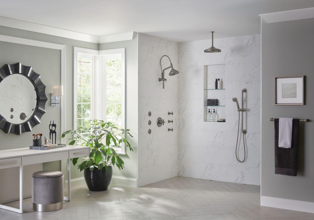 BRIZO Invari Sensori Thermostatic Valve Trim - Less Handle — Luxe Steel