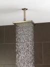 BRIZO Essential Shower 6" Ceiling Mount Shower Arm And Round Flange — Brushed Nickel