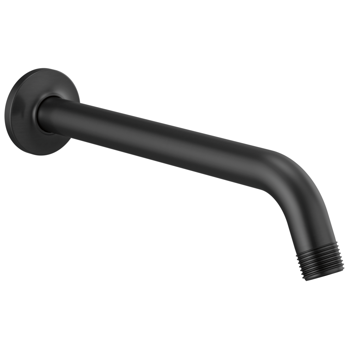 BRIZO Kintsu 10" Shower Arm and Flange — Matte Black