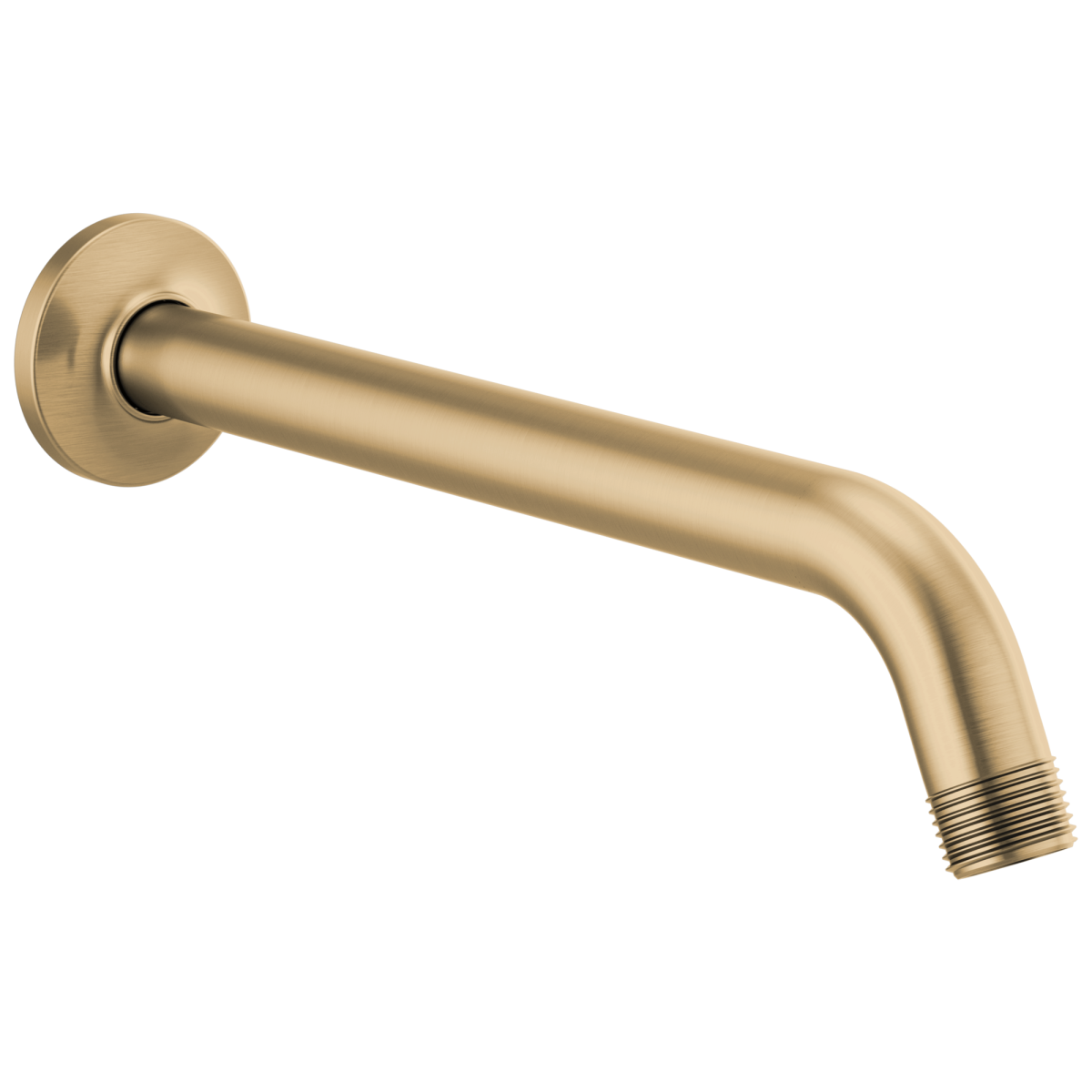 BRIZO Kintsu 10” Shower Arm and Flange — Luxe Gold