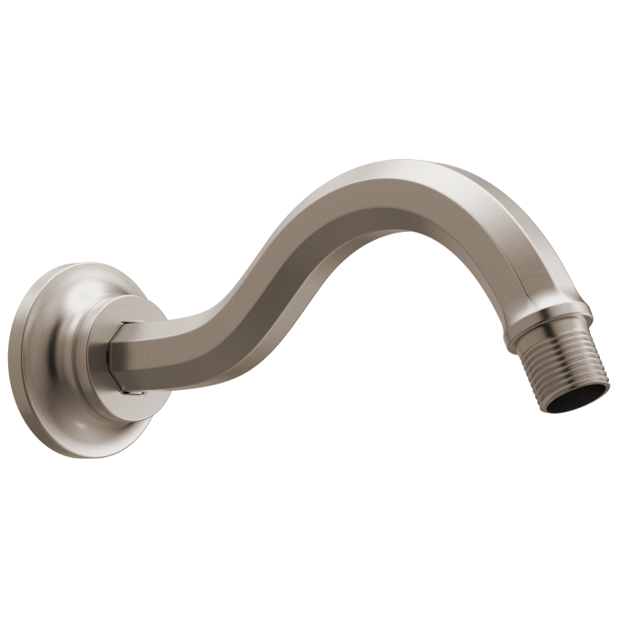 BRIZO Beauclere 7 1/2" Shower Arm and Flange — Luxe Nickel