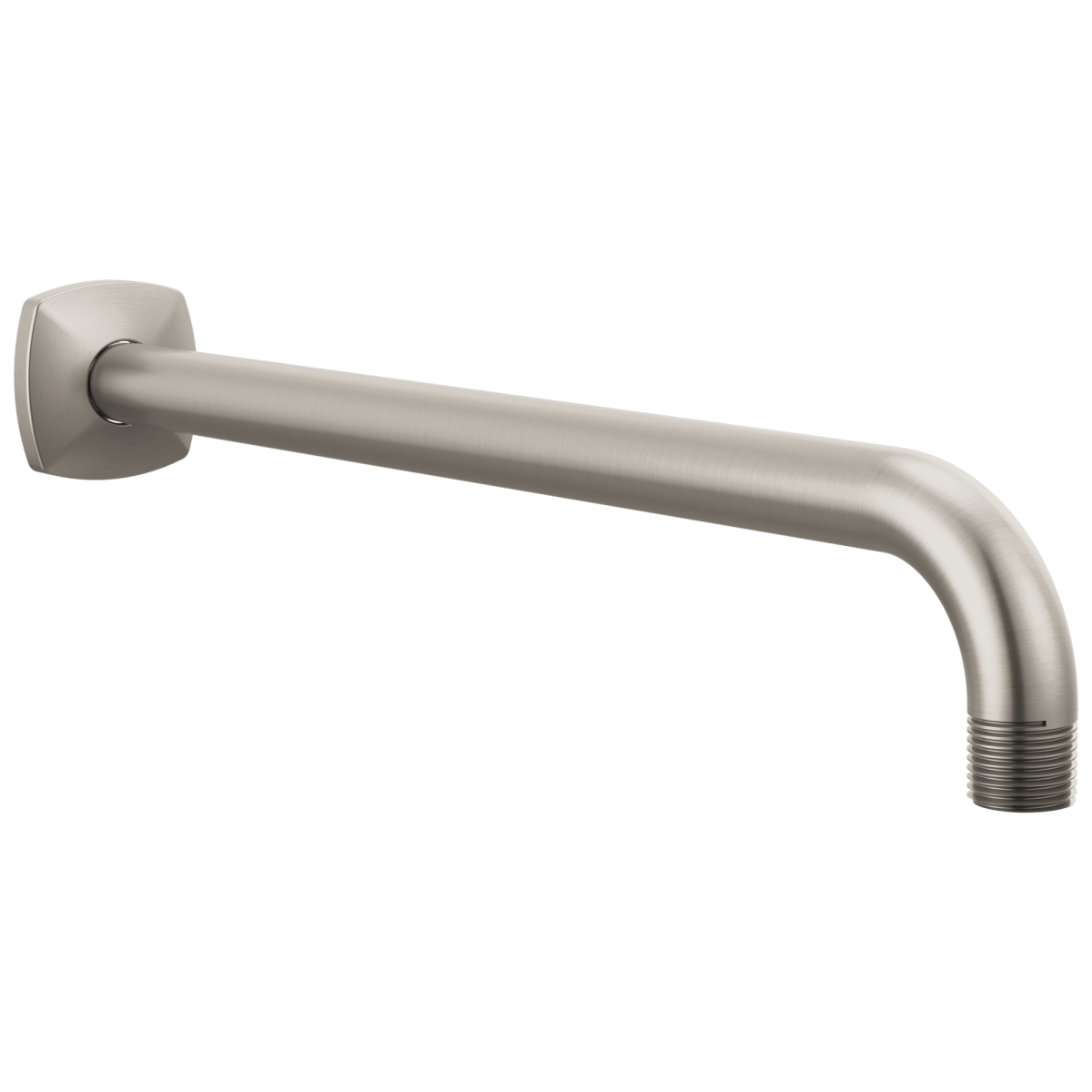 BRIZO Allaria 13" Wall Mount Shower Arm and Flange — Luxe Nickel