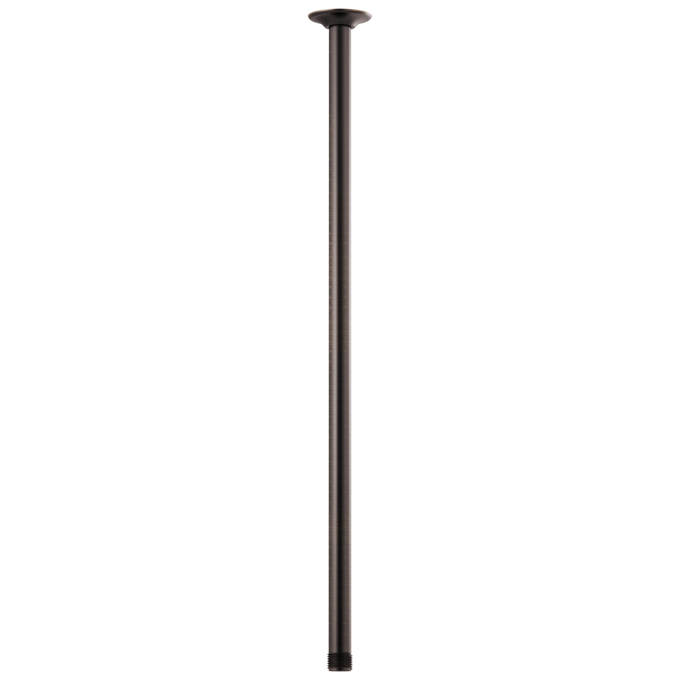 BRIZO Essential Shower 24" Ceiling Mount Shower Arm And Round Flange — Venetian Bronze
