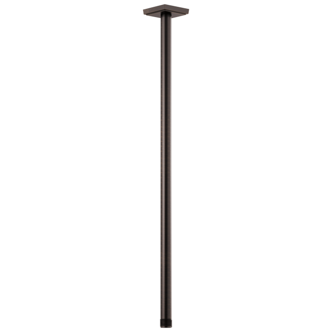 BRIZO Essential Shower 24" Ceiling Mount Shower Arm And Square Flange — Venetian Bronze