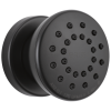 BRIZO Essential Shower Touch-Clean Round Body Spray — Matte Black