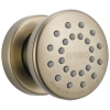BRIZO Essential Shower Touch-Clean Round Body Spray — Brushed Nickel