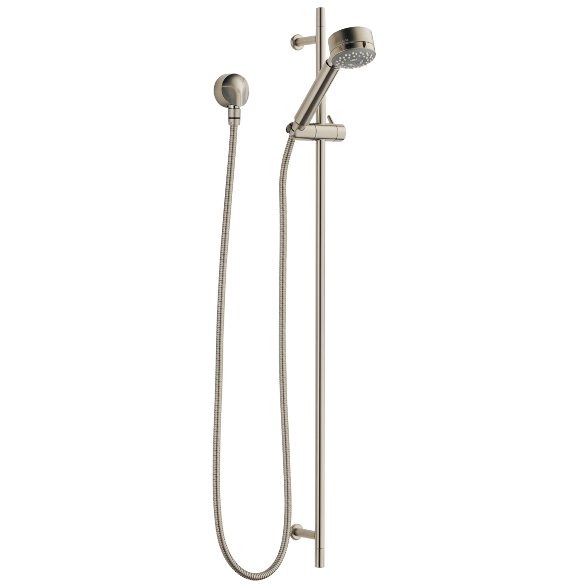 BRIZO European Multi-Function Slide Bar Hand Shower — Brushed Nickel