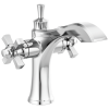 DELTA Dorval Two Handle Single Hole Monoblock Bathroom Faucet — Chrome