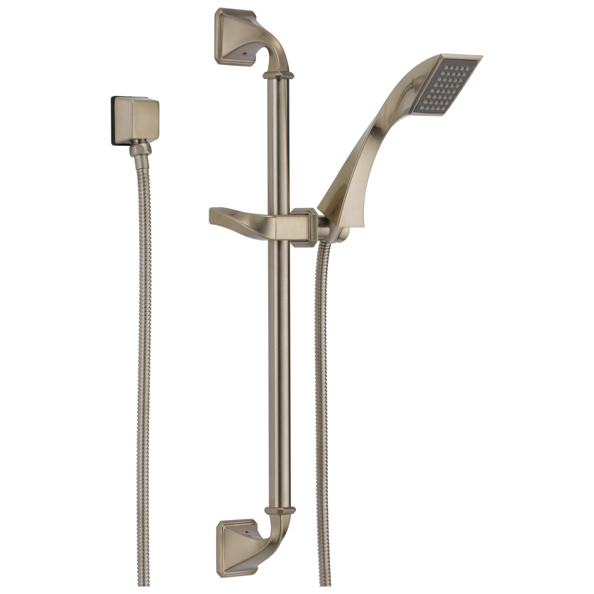 BRIZO Virage Single-Function Slide Bar Hand Shower — Brushed Nickel
