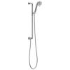 BRIZO Litze Slide Bar Handshower with H2OKINETIC Technology — Chrome