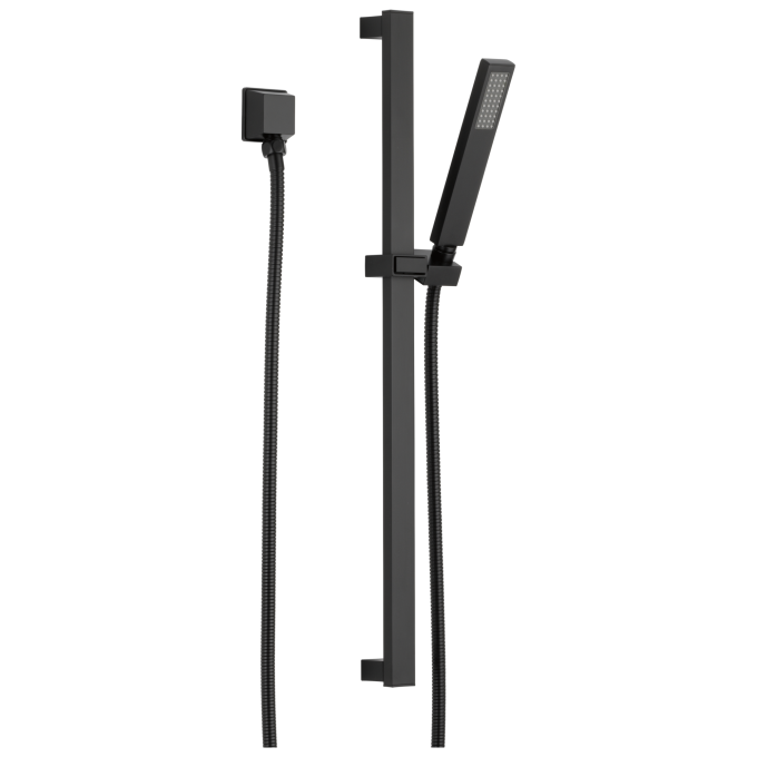 BRIZO Siderna Single-Function Slide Bar Hand Shower — Matte Black