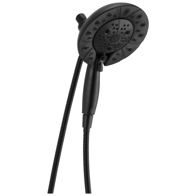 BRIZO Essential Shower Classic Round H2Okinetic Multi-Function Hydrati 2|1 Shower — Matte Black