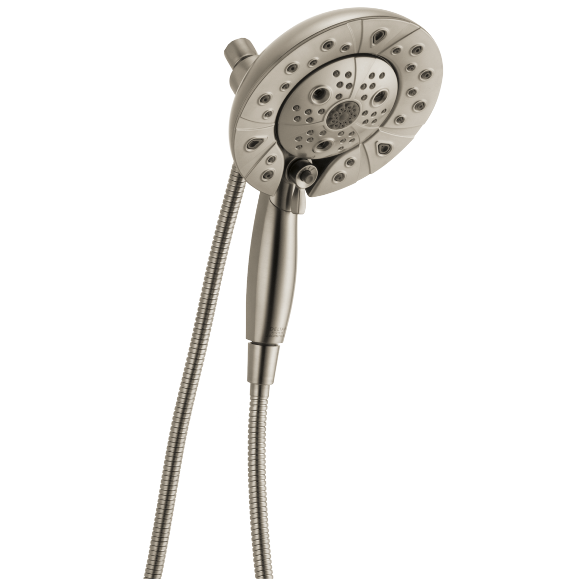 BRIZO Essential Shower Classic Round H2Okinetic Multi-Function Hydrati 2|1 Shower — Brushed Nickel