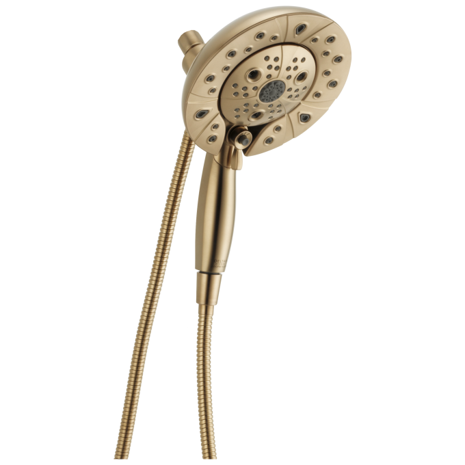 BRIZO Essential Shower Classic Round H2Okinetic Multi-Function Hydrati 2|1 Shower — Luxe Gold