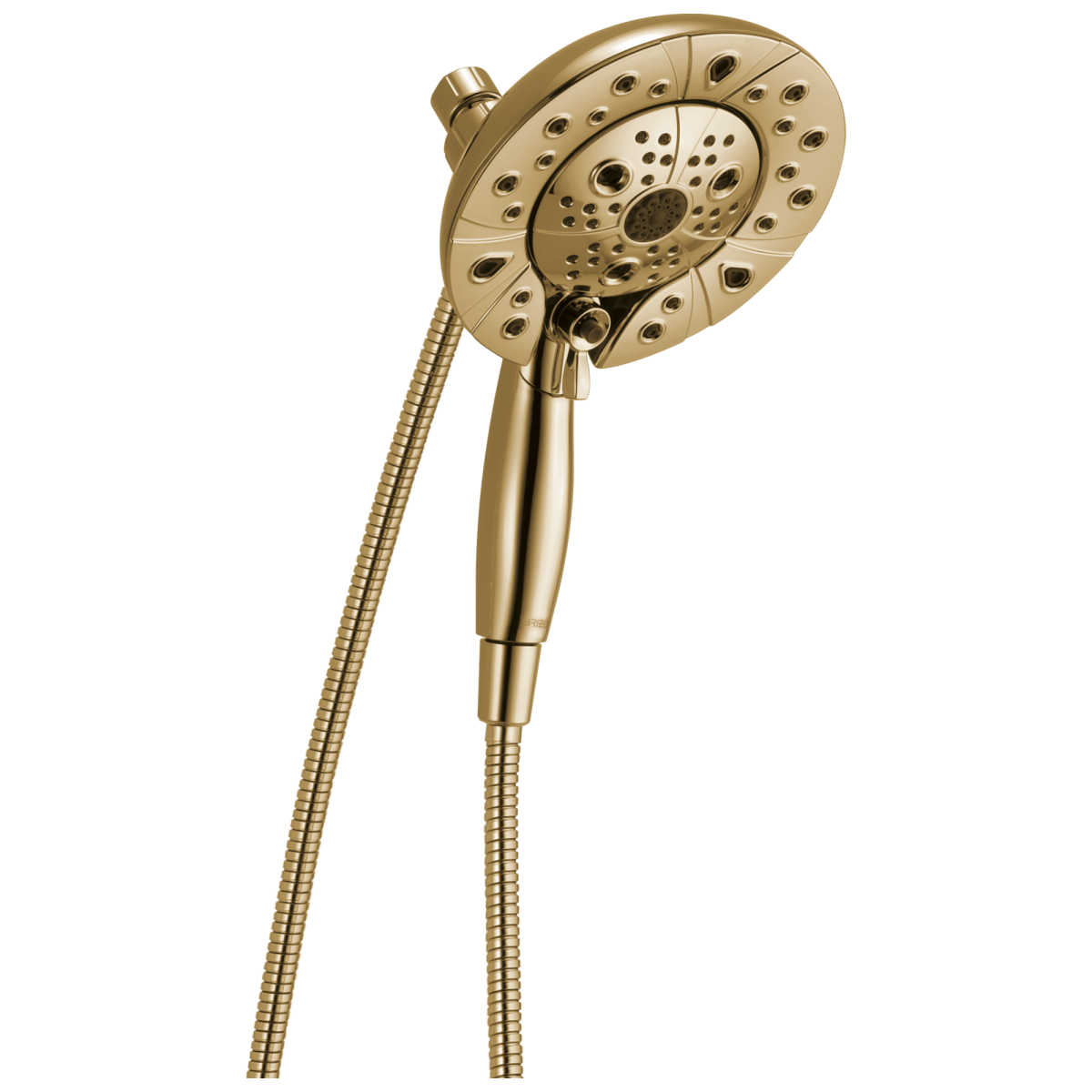 BRIZO Essential Shower Classic Round H2Okinetic Multi-Function Hydrati 2|1 Shower — Polished Gold