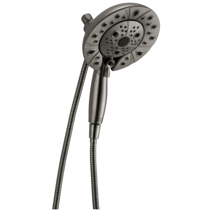 BRIZO Essential Shower Classic Round H2Okinetic Multi-Function Hydrati 2|1 Shower — Luxe Steel