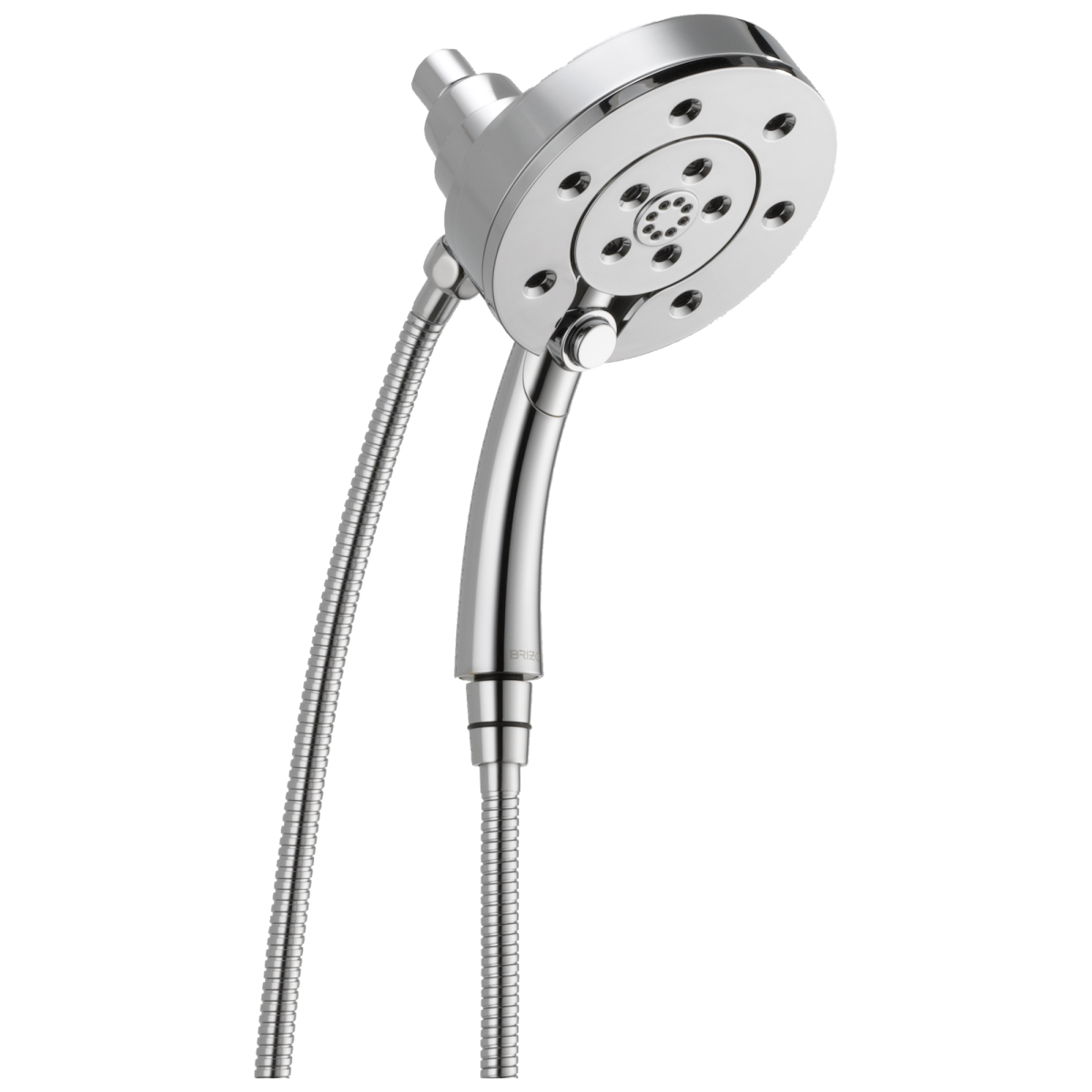BRIZO Essential Shower Linear Round H2Okinetic Multi-Function Hydrati 2|1 Shower — Chrome