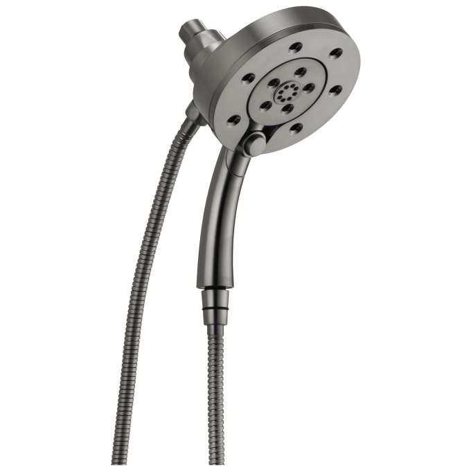 BRIZO Essential Shower Linear Round H2Okinetic Multi-Function Hydrati 2|1 Shower — Luxe Steel