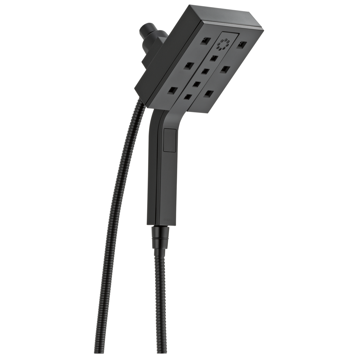 BRIZO Essential Shower Linear Square H2Okinetic Multi-Function Hydrati 2|1 Shower — Matte Black