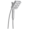 BRIZO Essential Shower Linear Square H2Okinetic Multi-Function Hydrati 2|1 Shower — Chrome