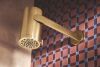 BRIZO Roccesco Multi-Function Sconce Wall Mount Shower Head with Shower Arm and Flange - 1.75 GPM — Luxe Gold
