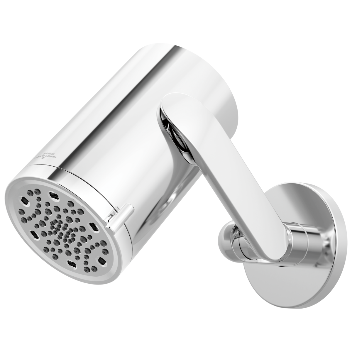 BRIZO Roccesco Multi-Function Sconce Wall Mount Shower Head with Jointed Shower Arm and Flange - 2.5 GPM — Chrome