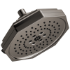 BRIZO Beauclere 8" H2OKINETIC Multi-Function Shower Head — Brilliance Black Onyx