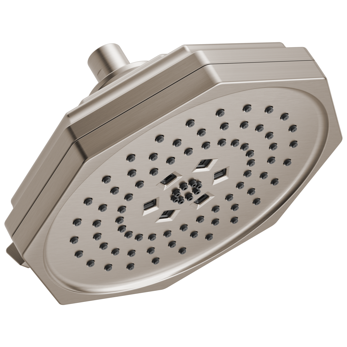 BRIZO Beauclere 8" H2OKINETIC Multi-Function Shower Head — Luxe Nickel
