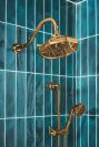 BRIZO Beauclere 16" Shower Arm and Flange — Polished Gold