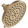BRIZO Invari 7 5/8” H2Okinetic Round Multi-Function Shower Head - 2.5 GPM — Luxe Gold