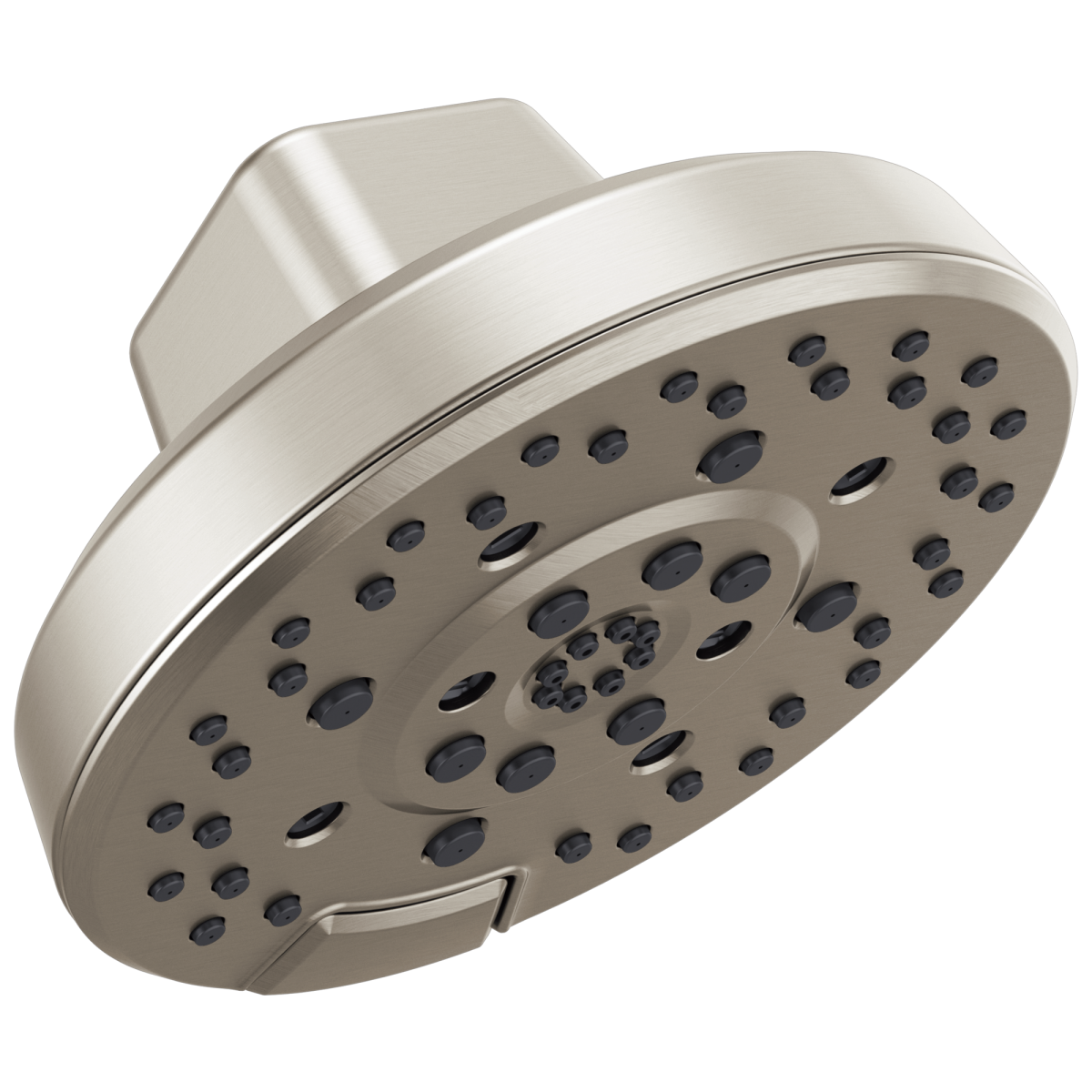 BRIZO Levoir H2OKINETIC Round Multi-Function Showerhead — Luxe Nickel