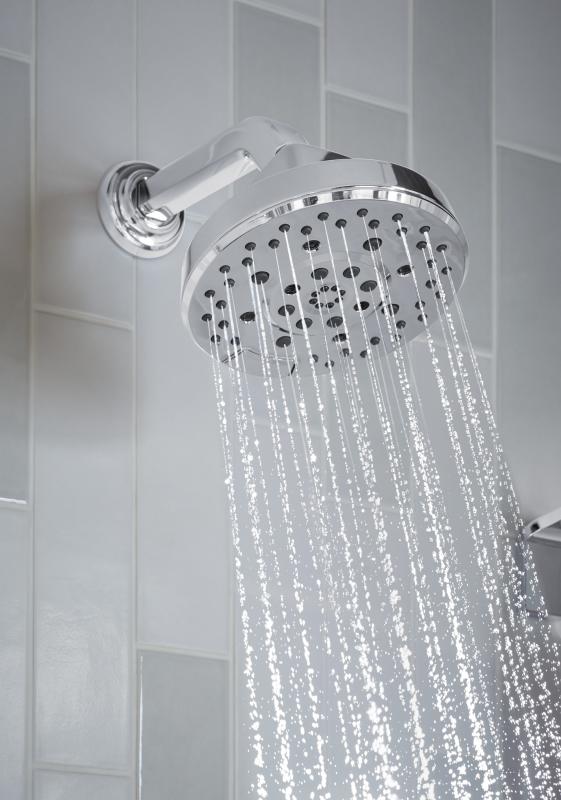 BRIZO Levoir H2OKINETIC Round Multi-Function Showerhead — Chrome