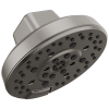 BRIZO Levoir H2OKINETIC Round Multi-Function Showerhead — Luxe Steel