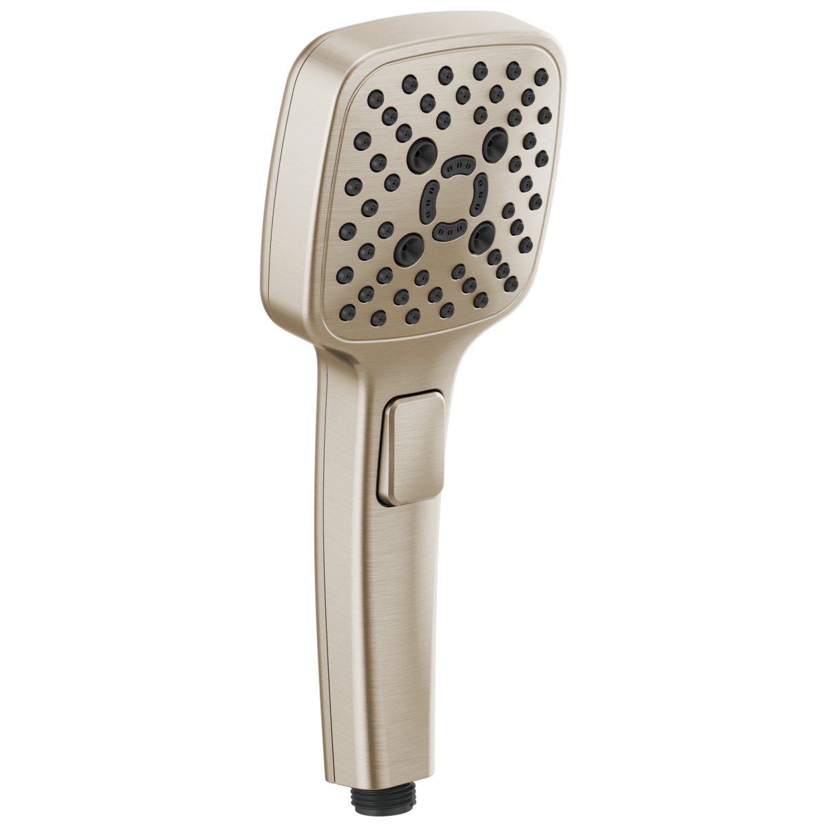 BRIZO Essential Shower Linear Square Multi-Function Hand Shower — Brushed Nickel