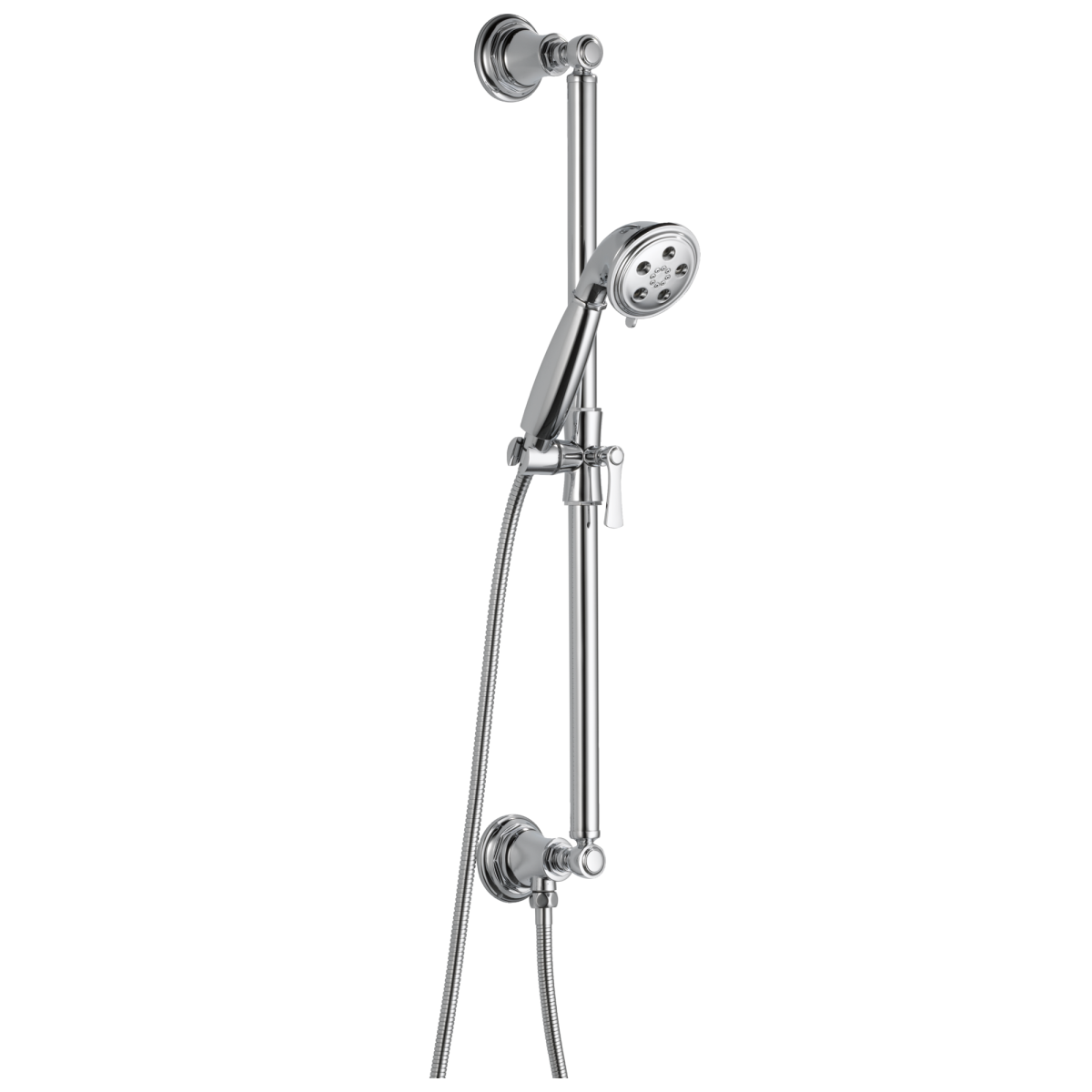 BRIZO Rook SLIDE BAR HANDSHOWER WITH H2OKINETIC TECHNOLOGY — Chrome
