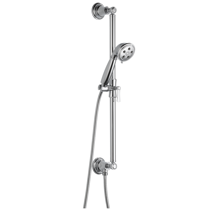 BRIZO Rook SLIDE BAR HANDSHOWER WITH H2OKINETIC TECHNOLOGY — Chrome