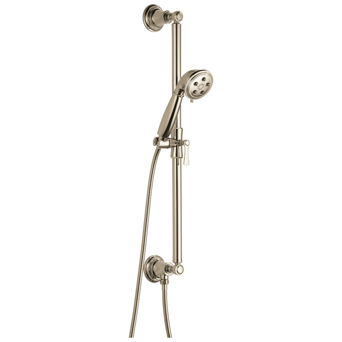 BRIZO Rook SLIDE BAR HANDSHOWER WITH H2OKINETIC TECHNOLOGY — Polished Nickel