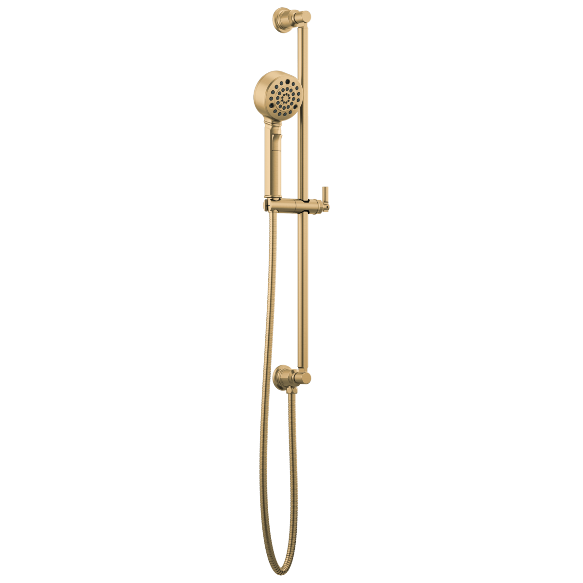 BRIZO Invari H2OKINETIC Multi-Function Slide Bar Handshower — Luxe Gold