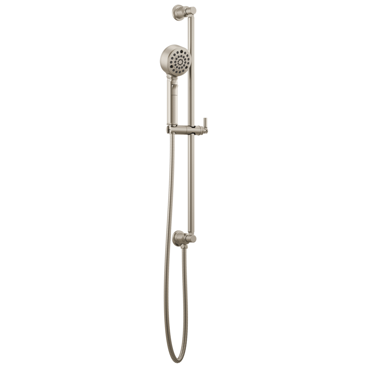 BRIZO Invari H2OKINETIC Multi-Function Slide Bar Handshower — Luxe Nickel
