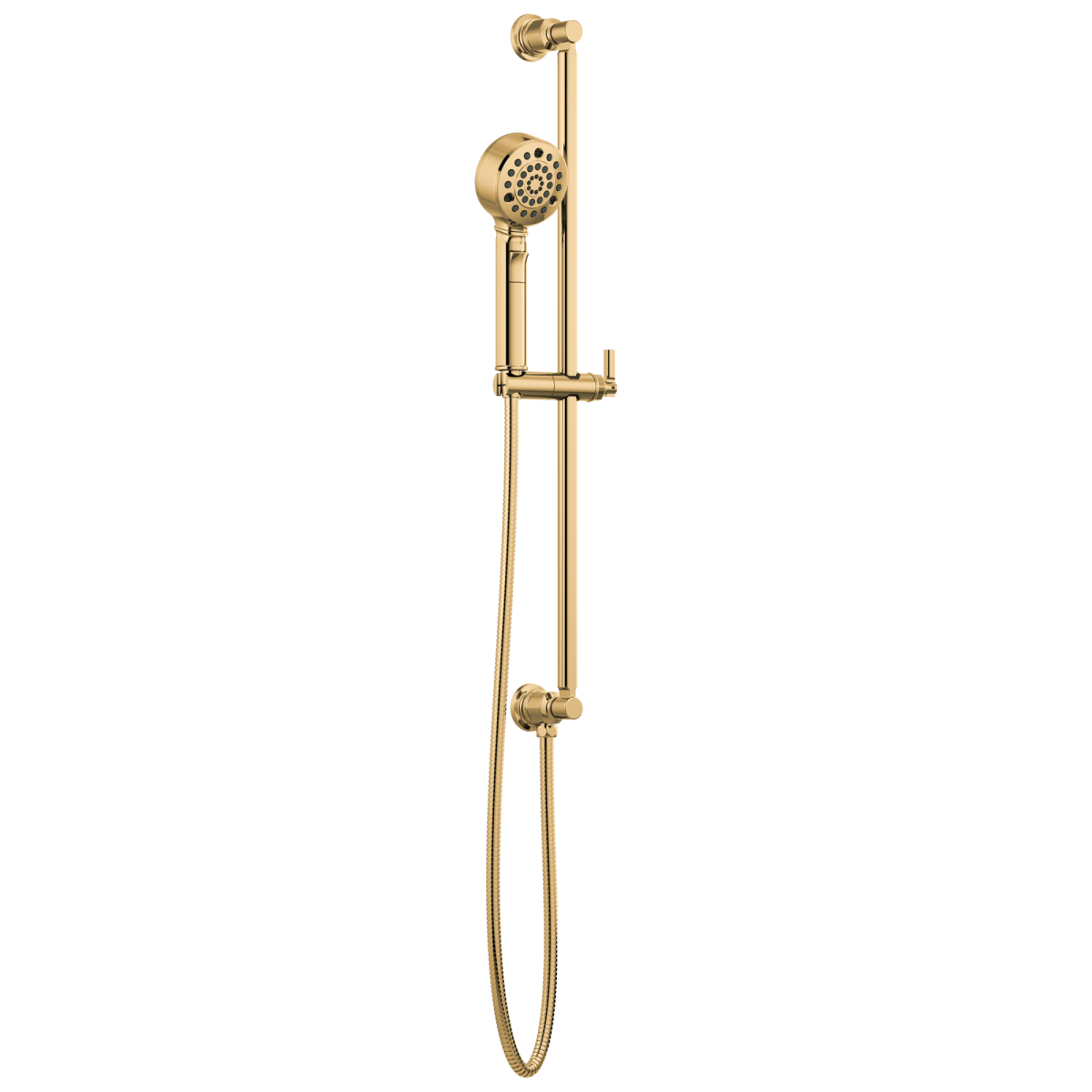 BRIZO Invari H2OKINETIC Multi-Function Slide Bar Handshower — Polished Gold