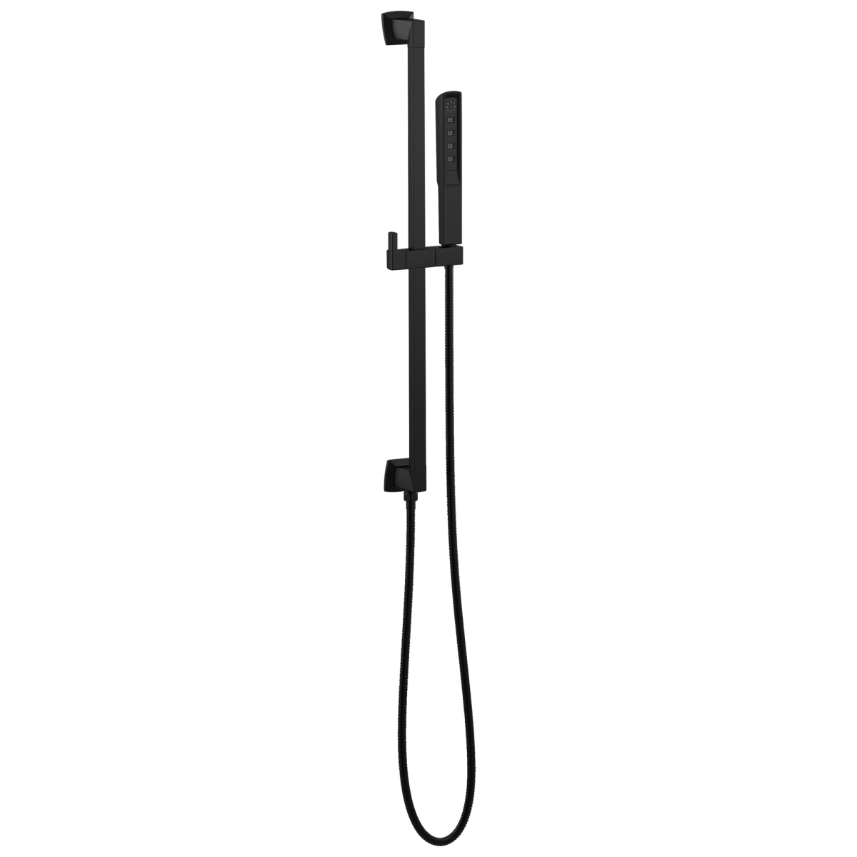 BRIZO Vettis H2OKINETIC Multi-Function Slide Bar Handshower — Matte Black