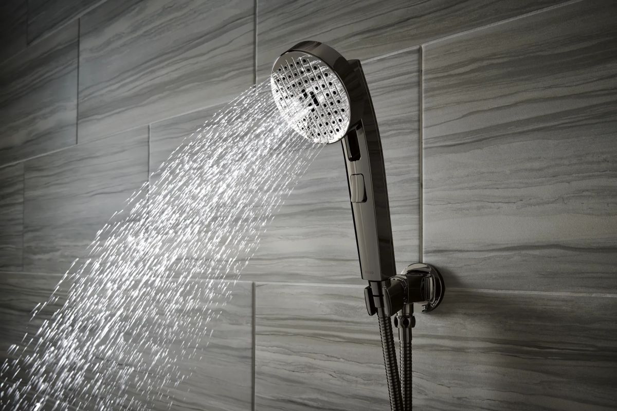 BRIZO Kintsu Multifunction Wall Mount Handshower — Brilliance Black Onyx