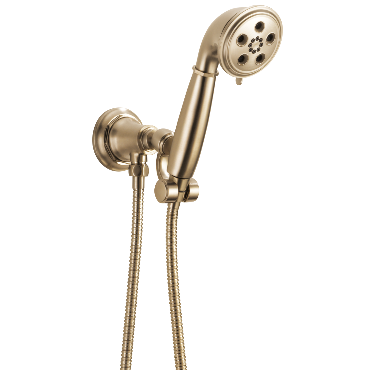 BRIZO Rook Wall Mount Handshower With H2OKinetic Technology — Luxe Gold