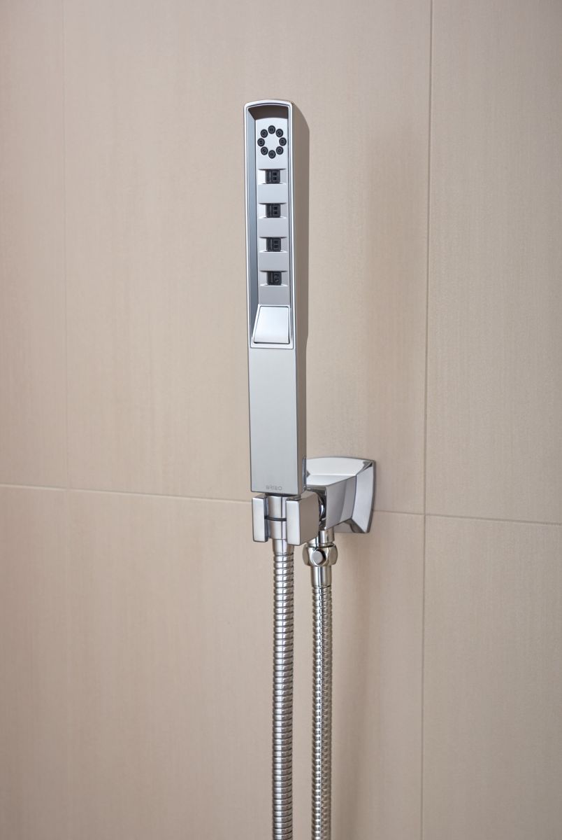 BRIZO Vettis H2OKINETIC Multi-Function Wall Mount Handshower — Chrome
